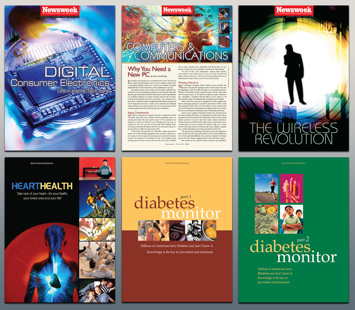 A series of books about diabetes and health.